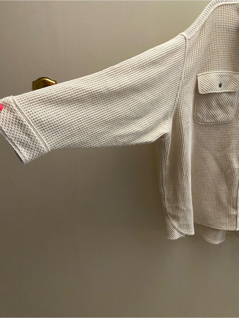 aerie Waffle Lumber Jane shirt - Picture 4 of 8